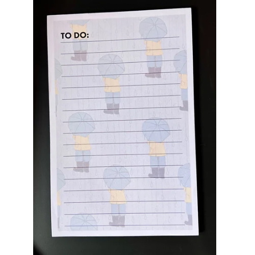 Rainy Day To Do Notepad