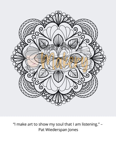 Digital Coloring Book: For the Love of Mandalas #1