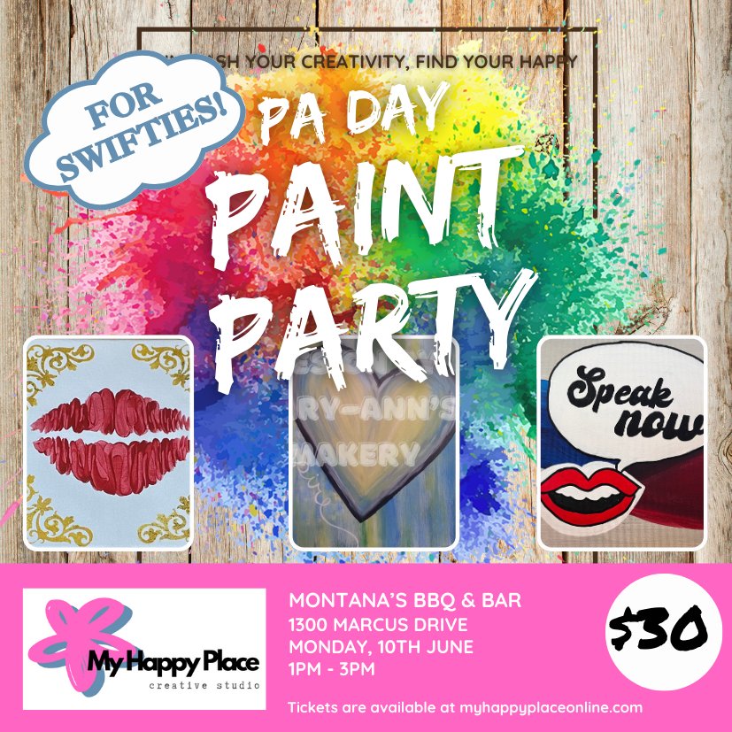 10th June PA Day Painting Workshops at Montana's