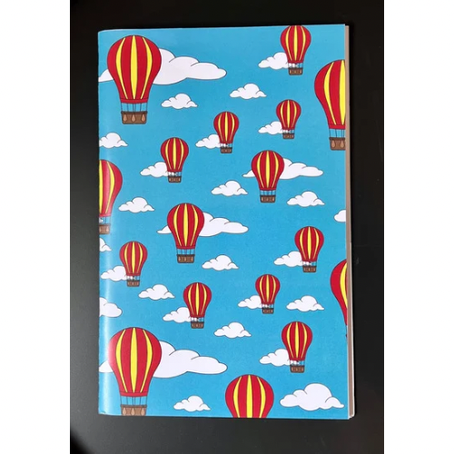Hot Air Balloon Notebook Journal