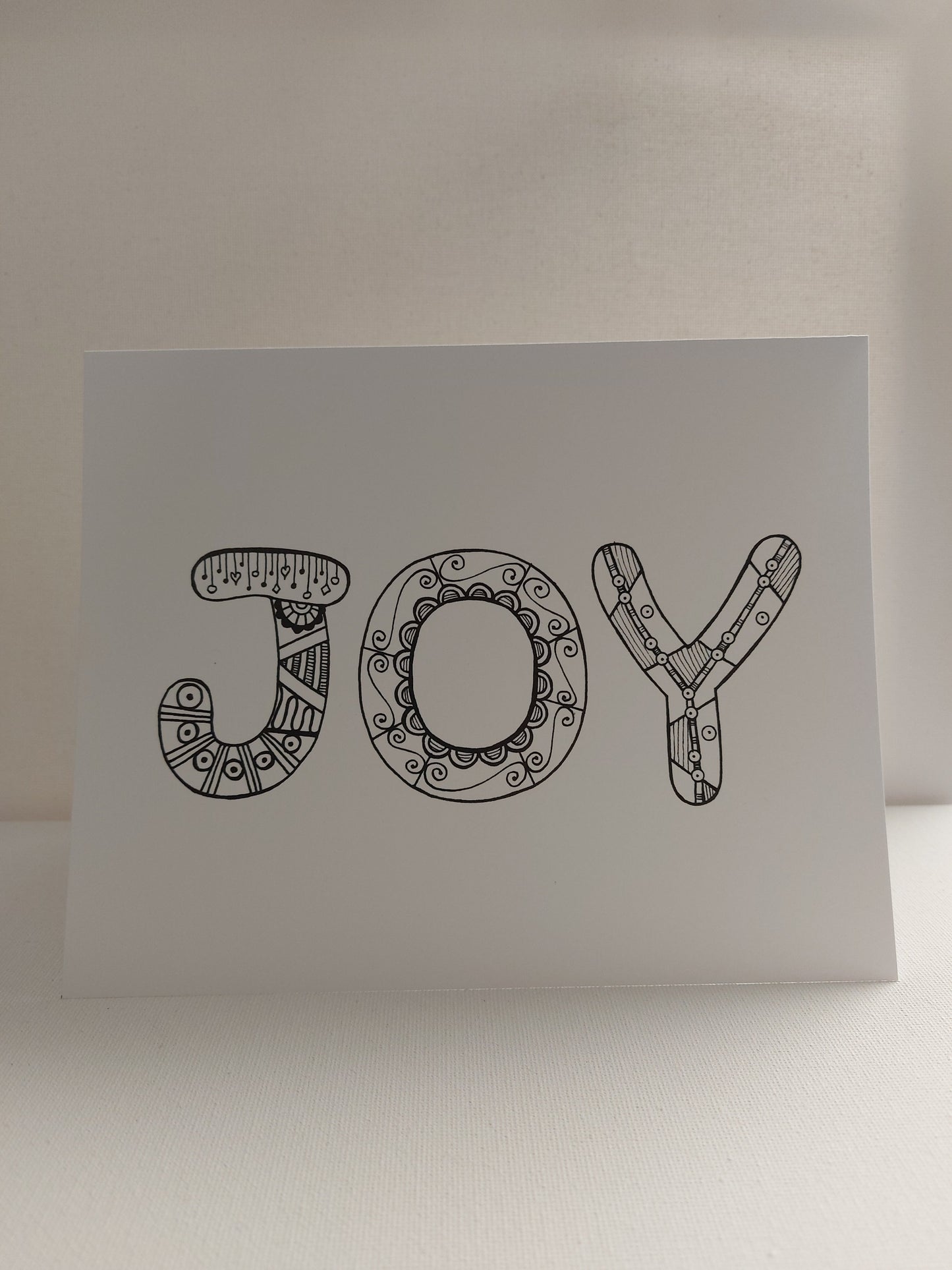 Joy I Greeting Card