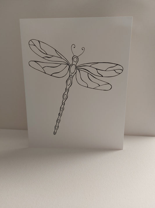 Dragonfly Greeting Card (5x7)