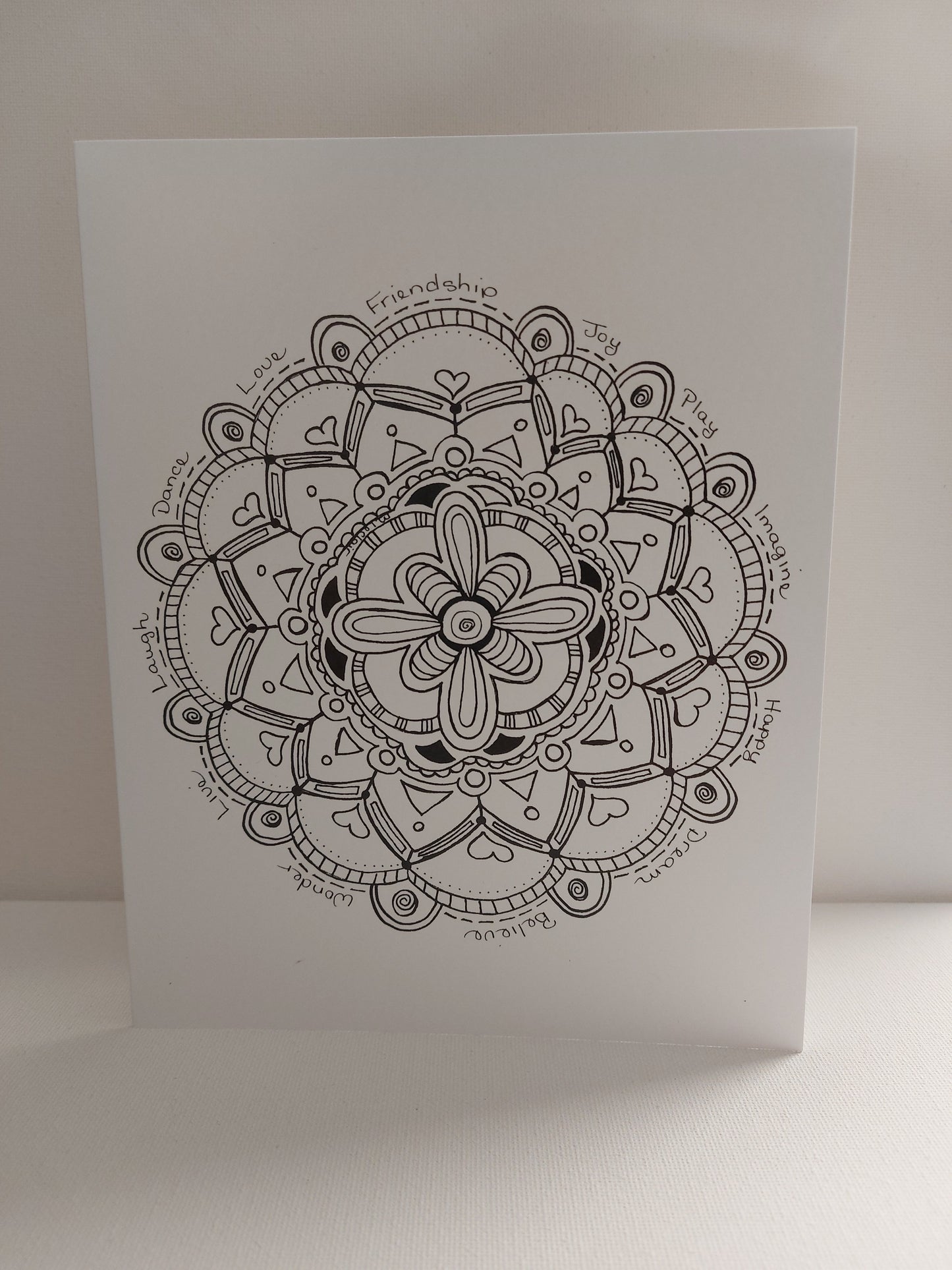 Mandala Greeting Card