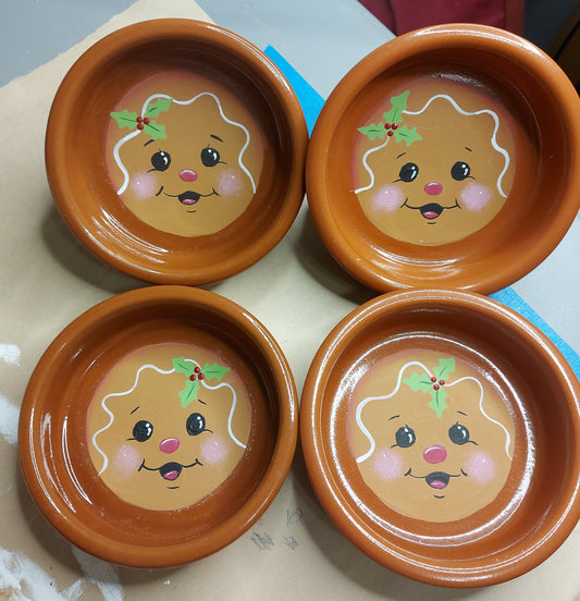 Gingerbread Terra Cotta Dishes