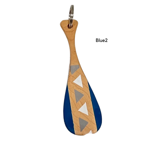 Wood Paddle Keychain