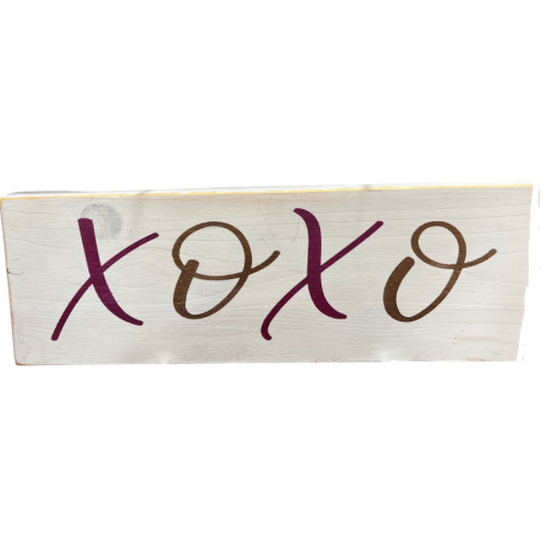 XOXO Wood Sign - (4x12)