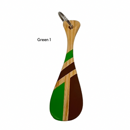 Wood Paddle Keychain